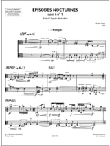 Episodes Nocturnes - 2 altos - Nicolas Bacri - Partition - Alto